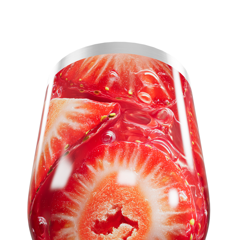 Copo Térmico Slim - Estampa Morangos