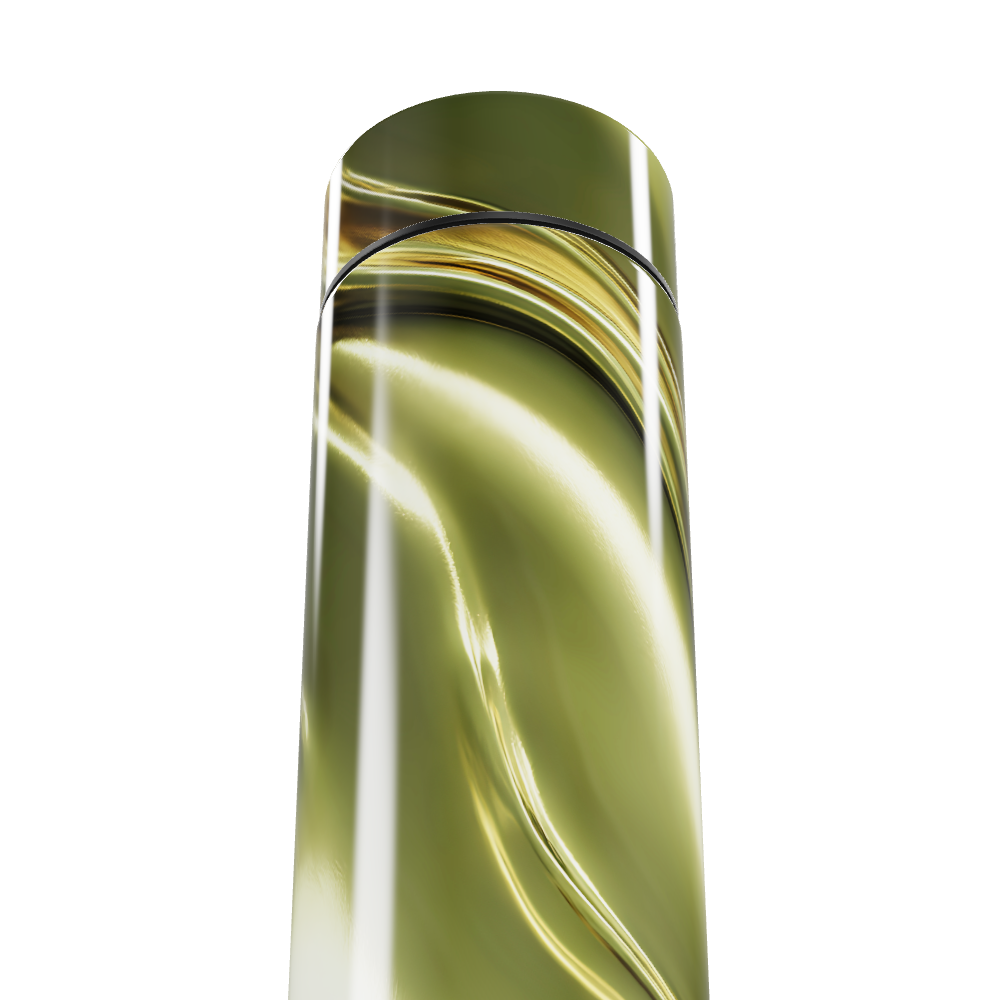 Garrafa Térmica Touch - Verde Marmorizada Inox