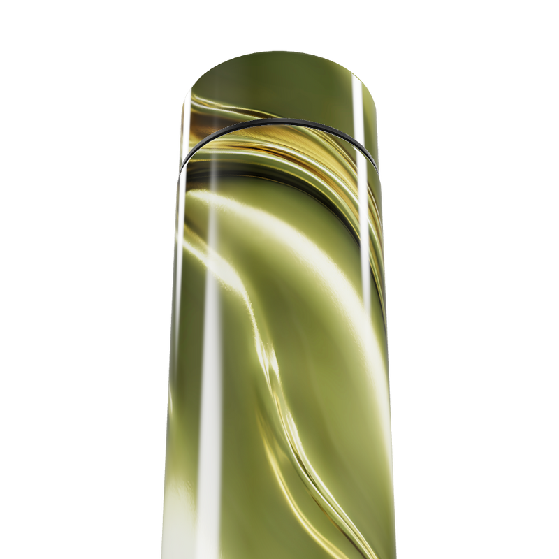 Garrafa Térmica Touch - Verde Marmorizada Inox