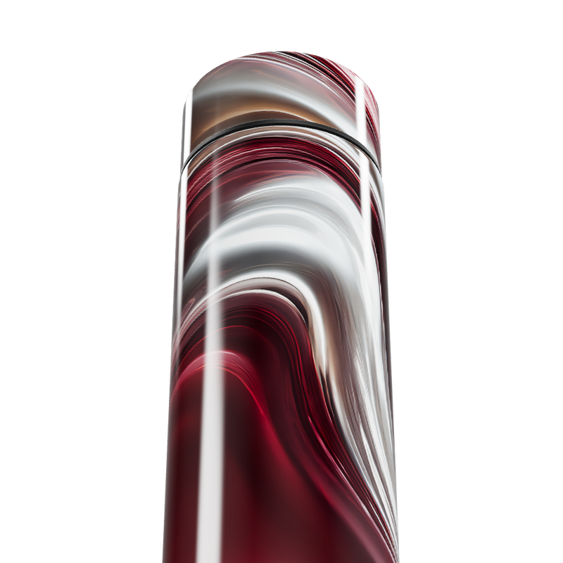 Garrafa Térmica Touch - Vermelha Mármore Digital