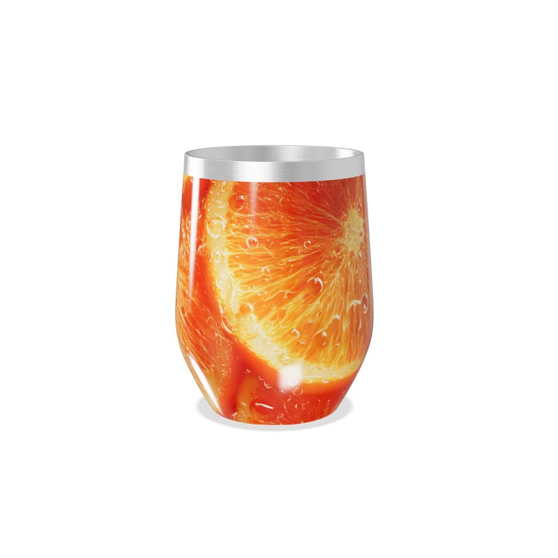 Copo Térmico Slim - Estampa Laranja Frutas