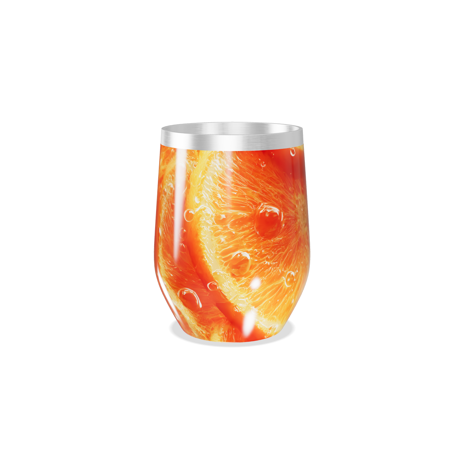 Copo Térmico Slim - Estampa Laranja Frutas