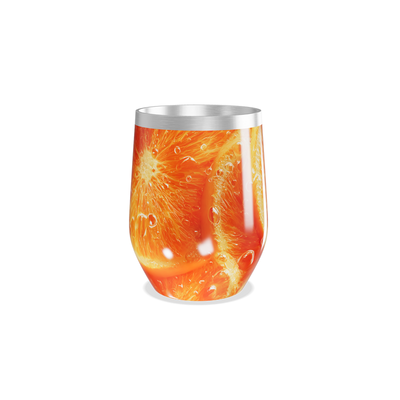 Copo Térmico Slim - Estampa Laranja Frutas