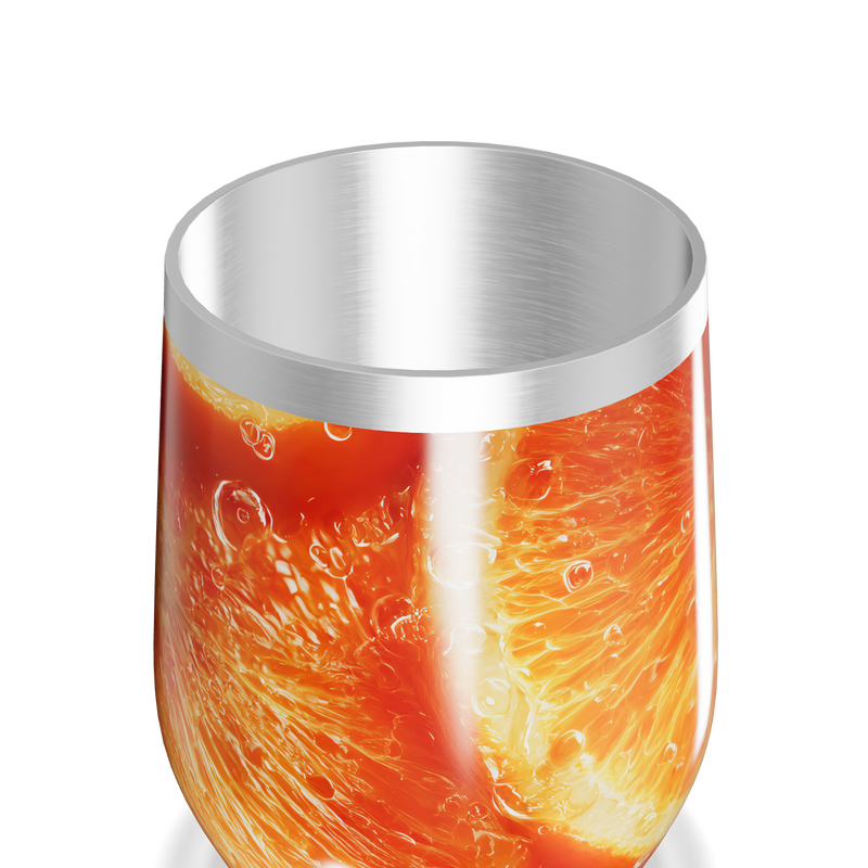 Copo Térmico Slim - Estampa Laranja Frutas