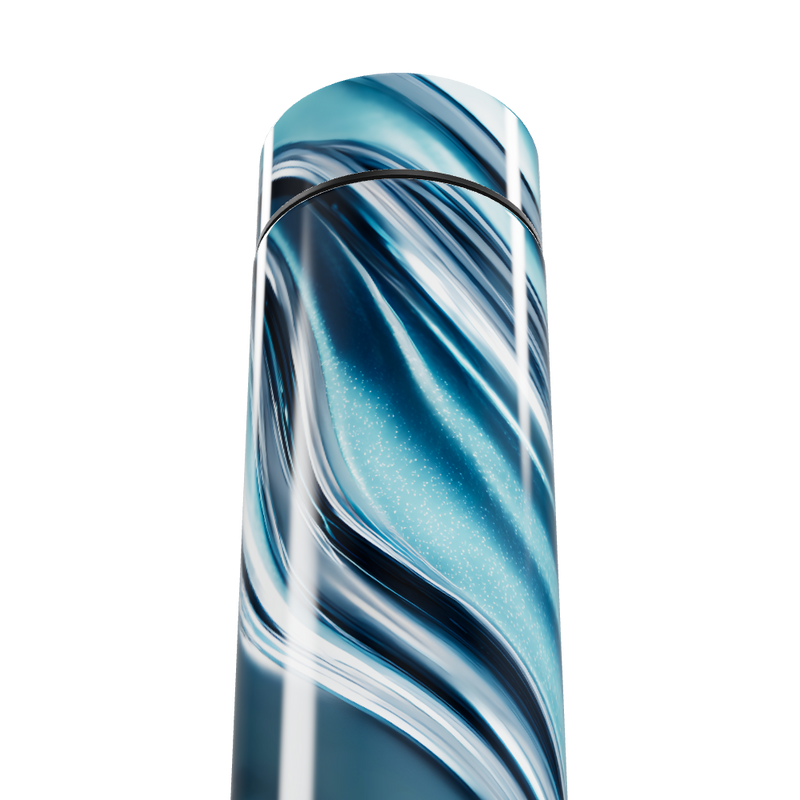 Garrafa Térmica Touch - Azul Marmorizado