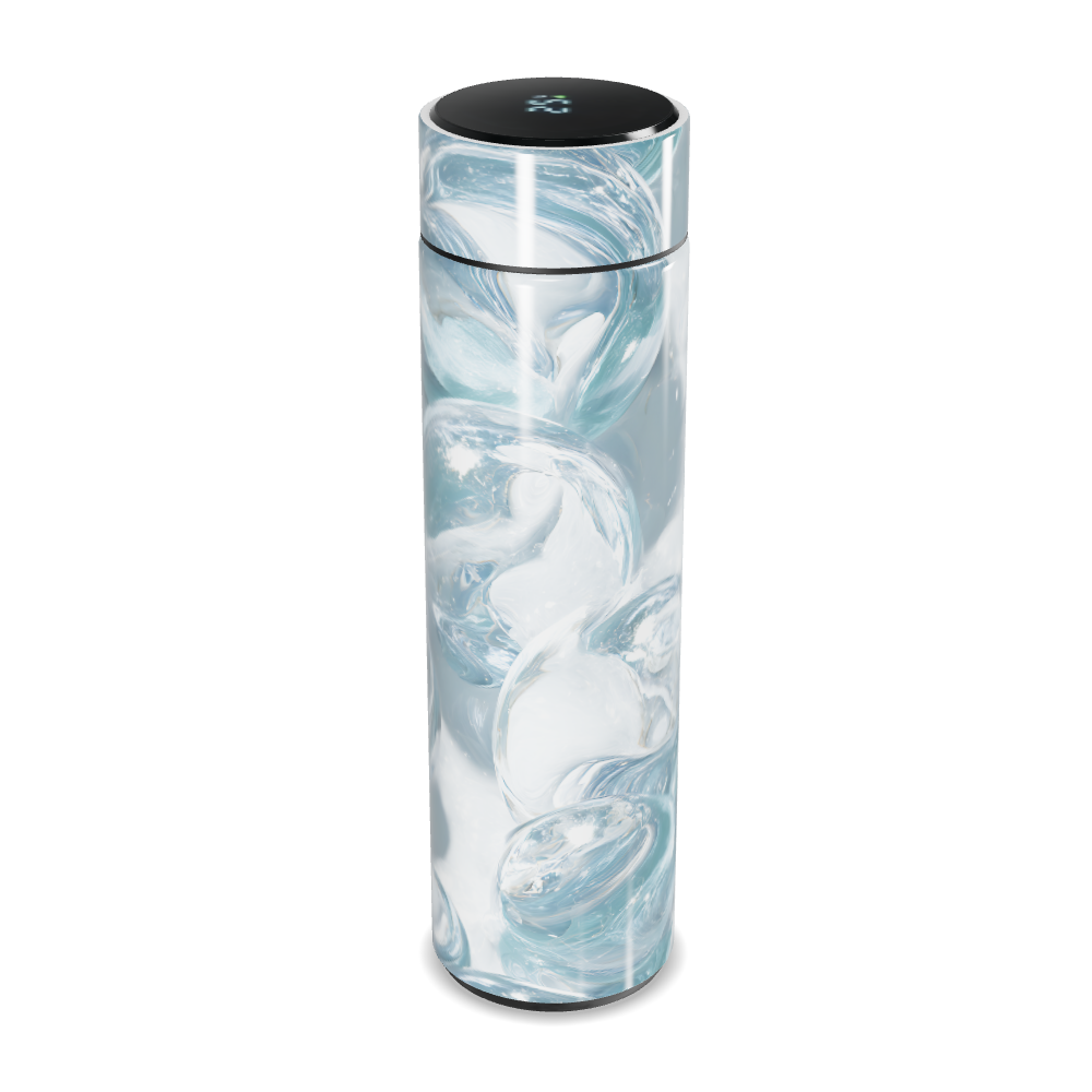 Garrafa Térmica Touch - Estampa Gelo Digital