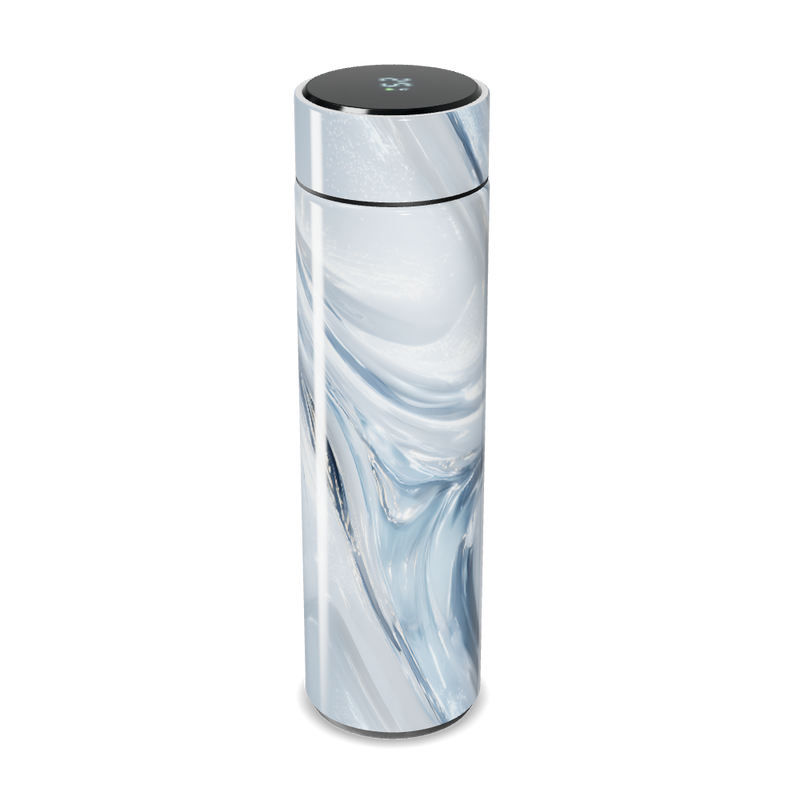 Garrafa Térmica Touch - Mármore Branco Digital