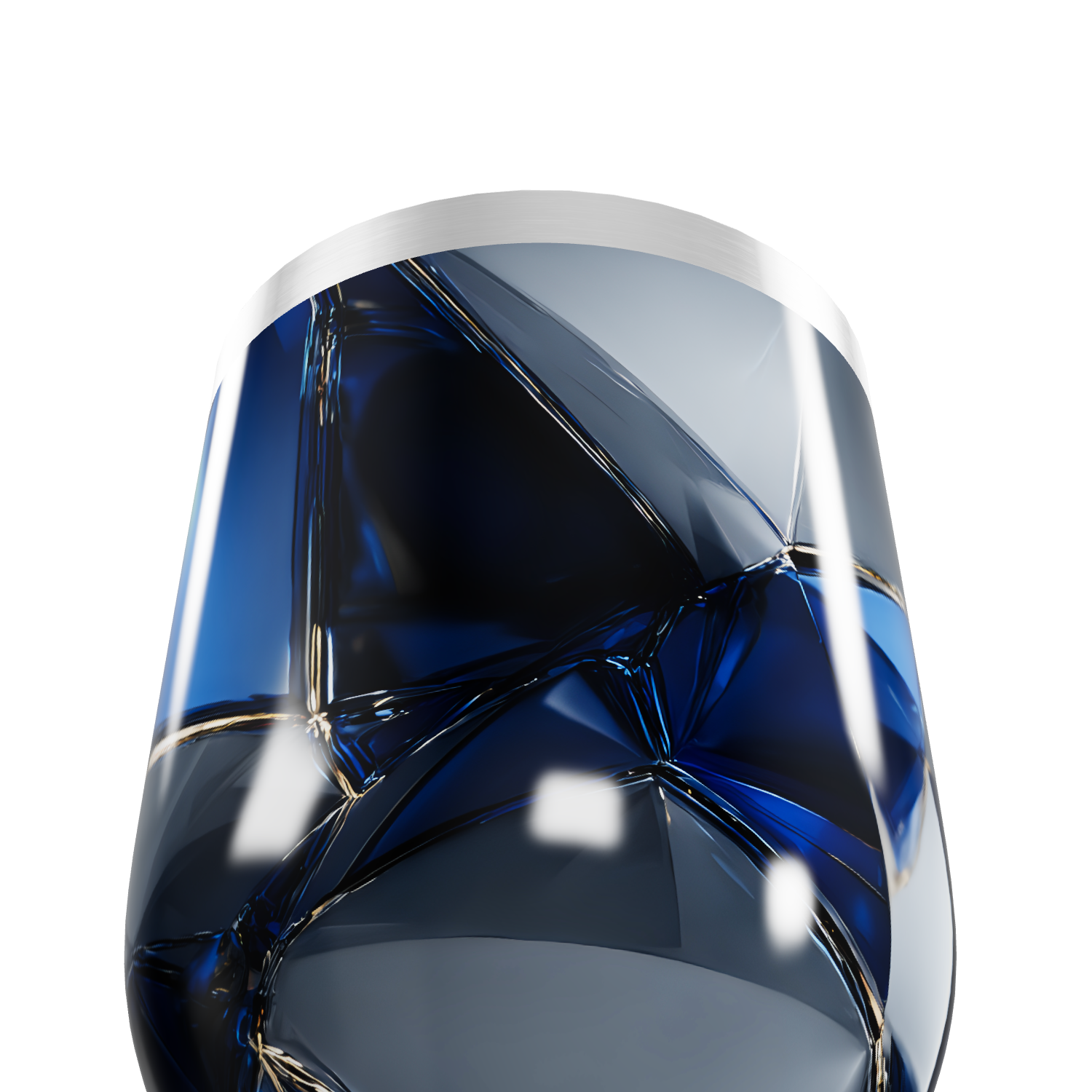 Copo Térmico Slim - Azul Vidro Facetado