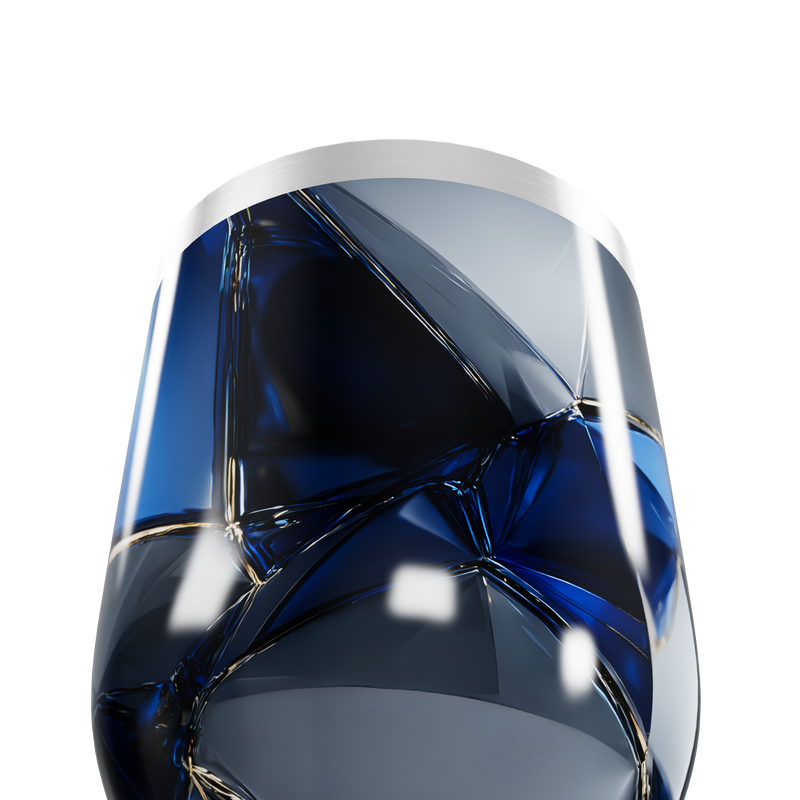 Copo Térmico Slim - Azul Vidro Facetado