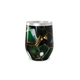 Copo Térmico Slim - Verde com Detalhes Dourados