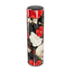 Garrafa Térmica Touch - Floral Preto e Vermelho