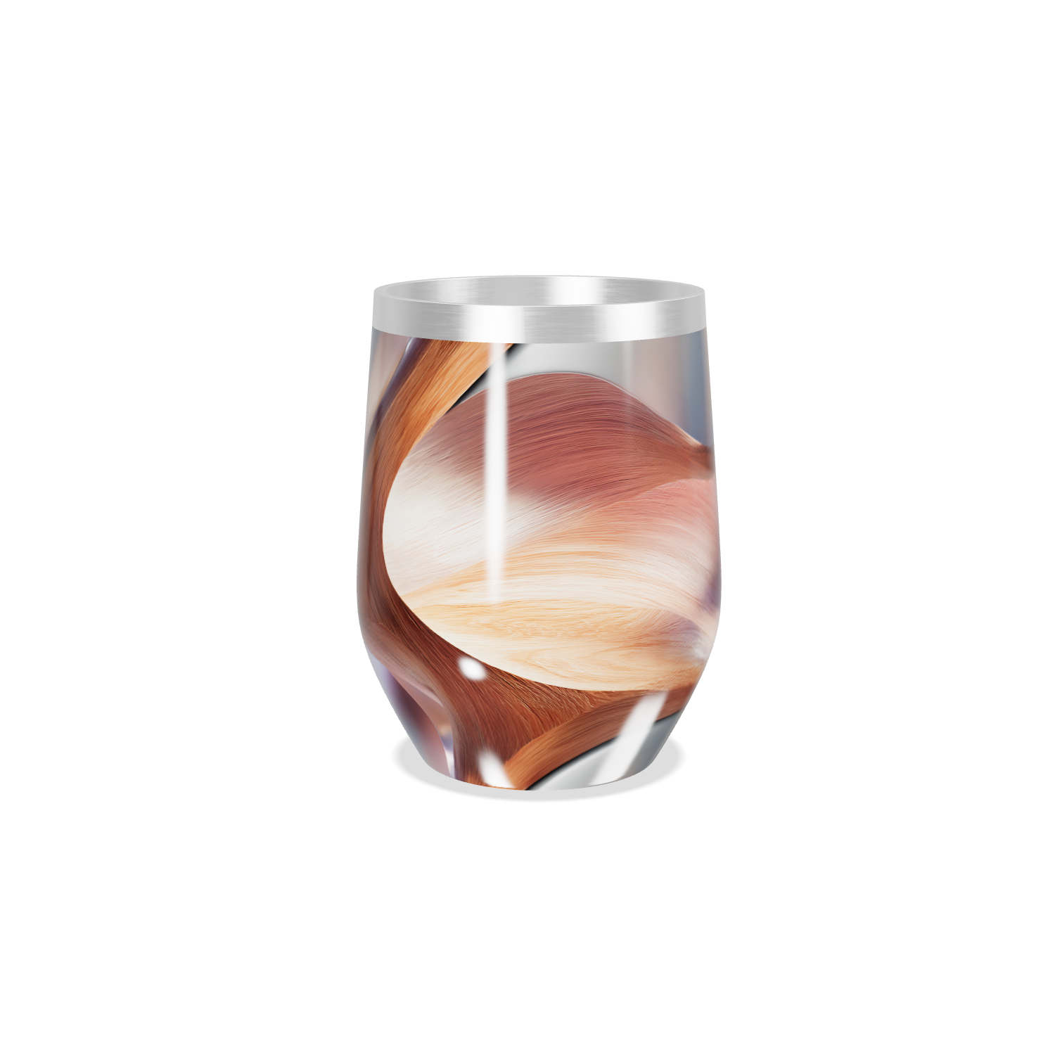 Copo Térmico Slim - Abstrato Colorido Inox