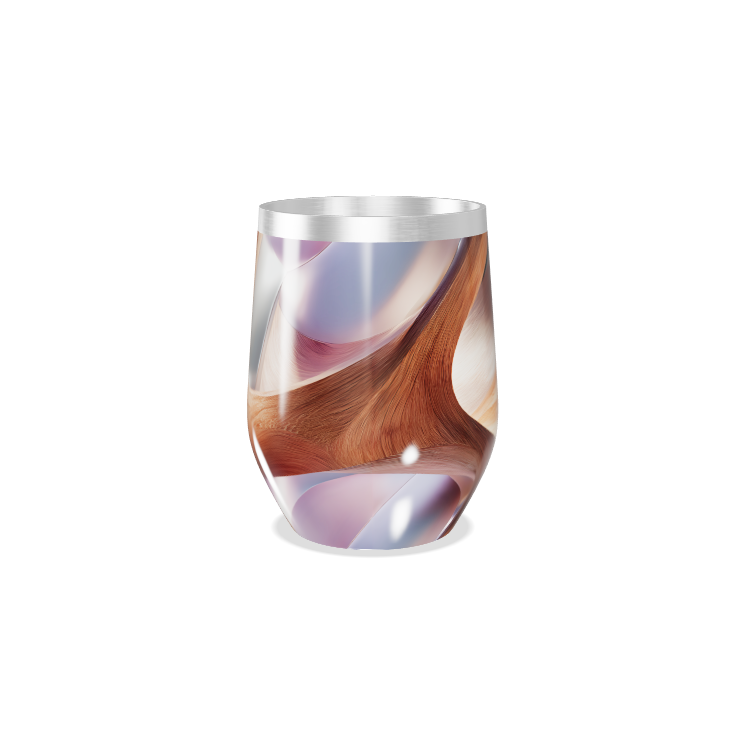 Copo Térmico Slim - Abstrato Colorido Inox