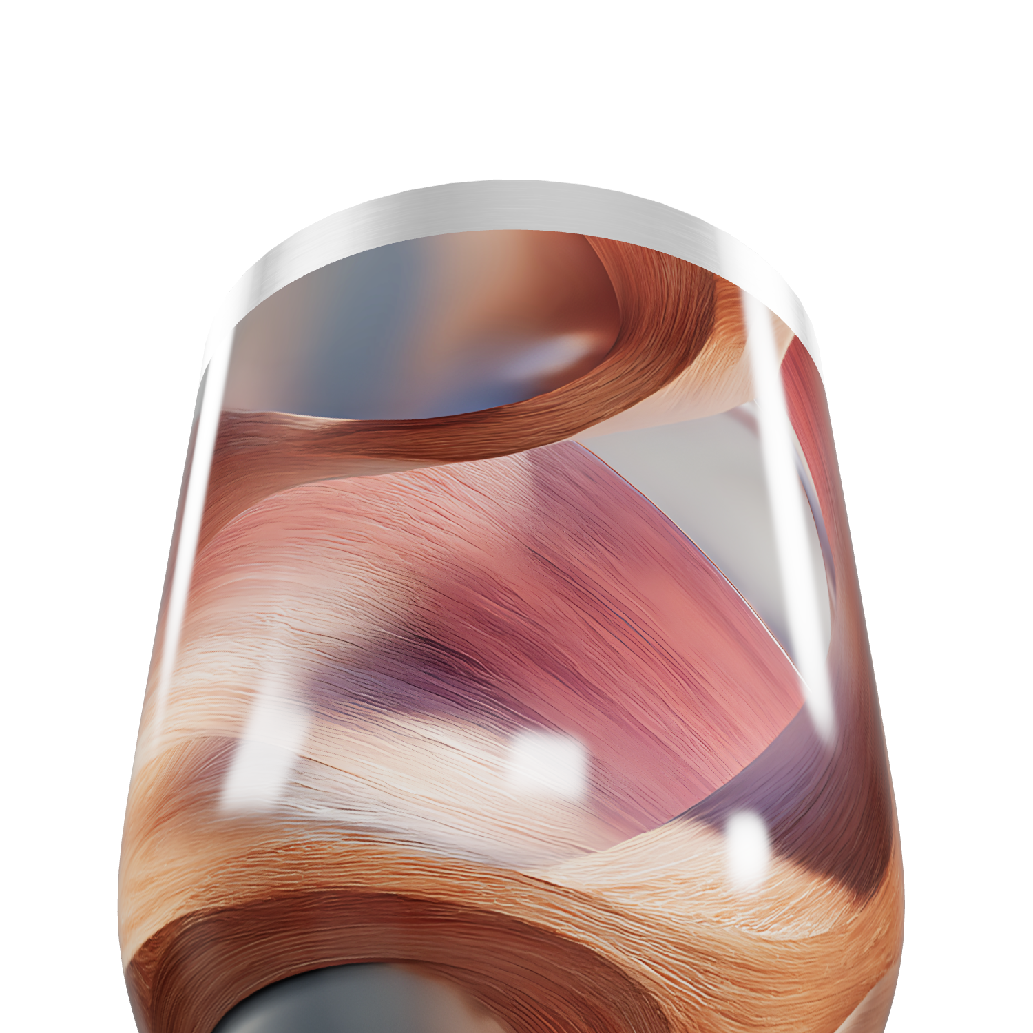 Copo Térmico Slim - Abstrato Colorido Inox