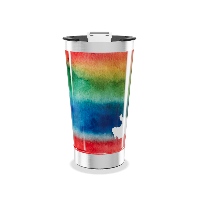 Copo Térmico - Estampa Arco-Íris