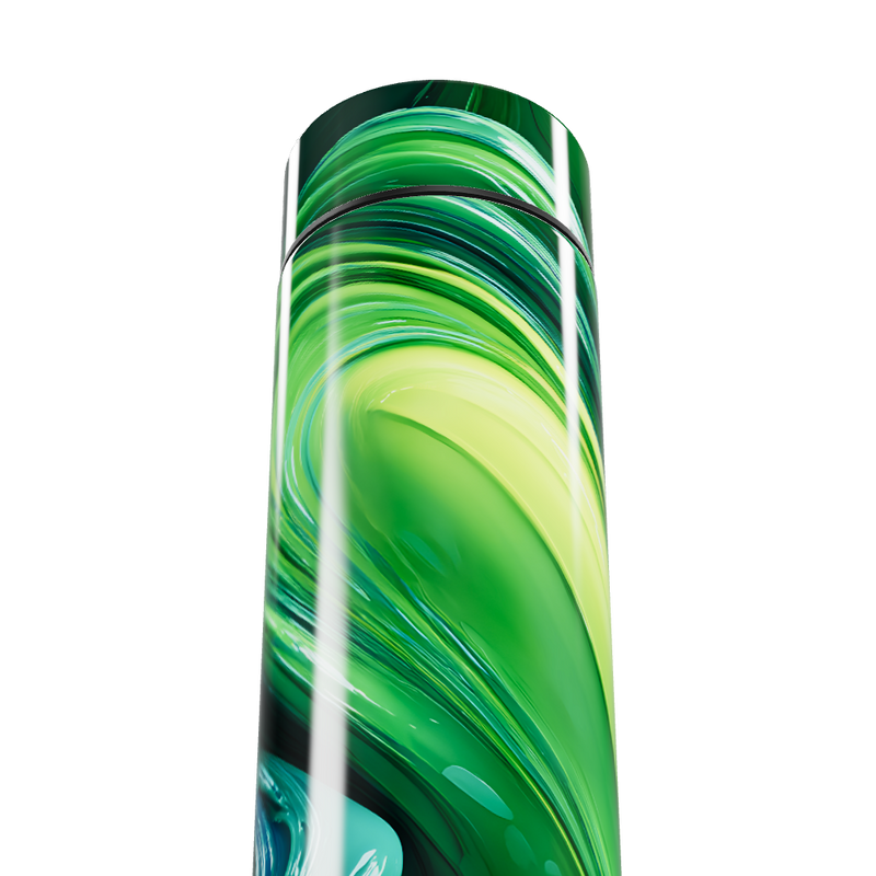 Garrafa Térmica Touch - Verde Abstrata