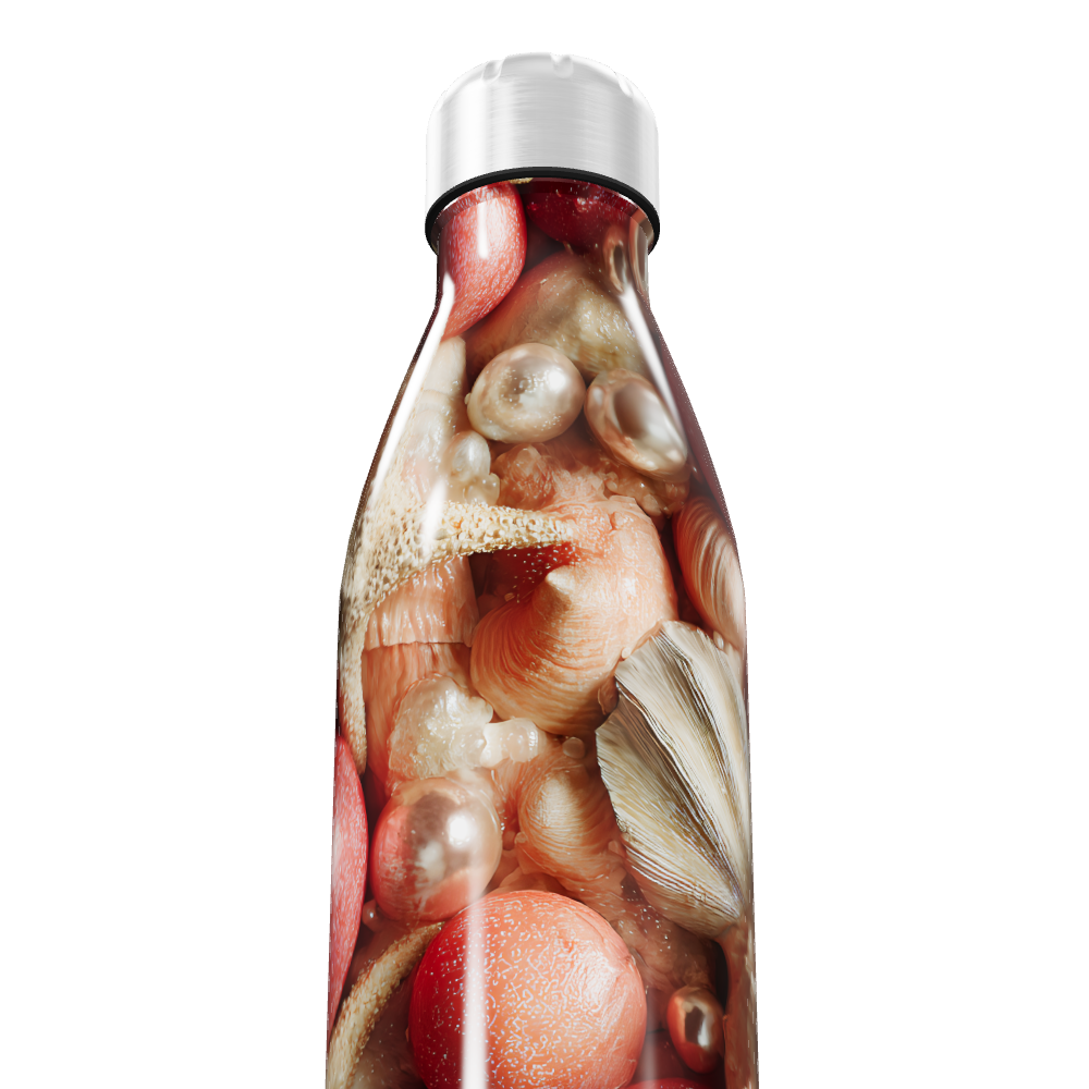 Garrafa Inox - Estampa Frutas Coloridas