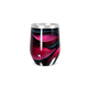 Copo Térmico Slim - Preto e Vermelho Abstrato