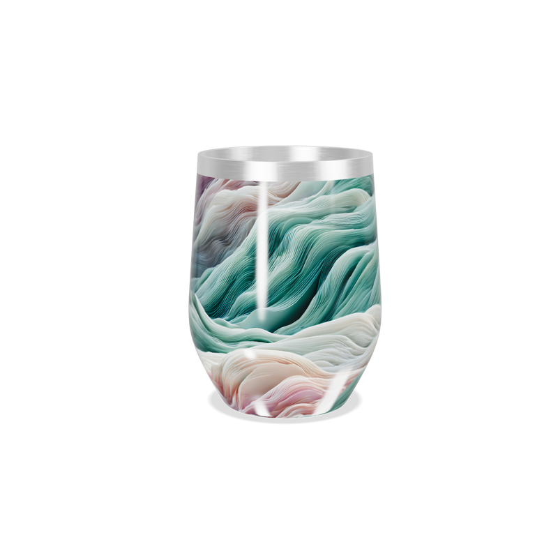 Copo Térmico Slim - Ondas Multicoloridas Inox