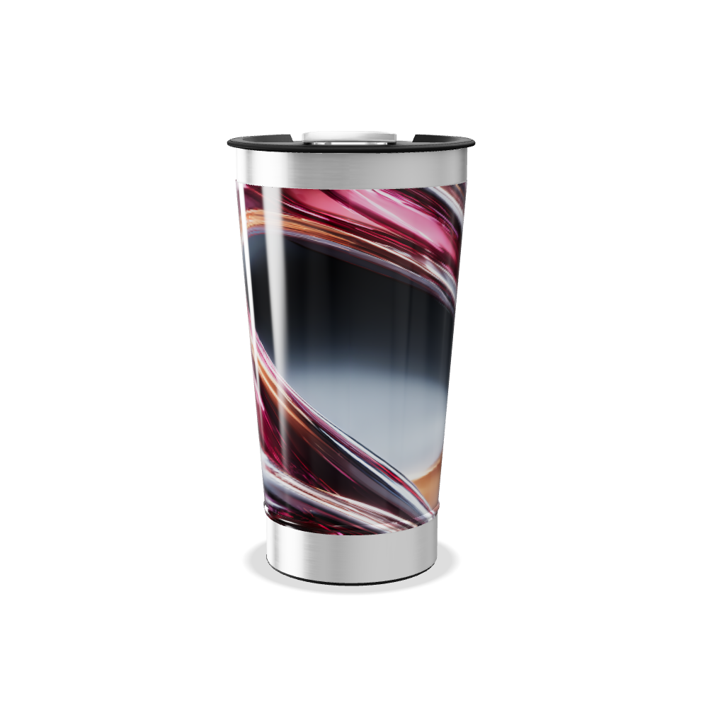 Copo Térmico - Aço Inox com Estampa Abstrata