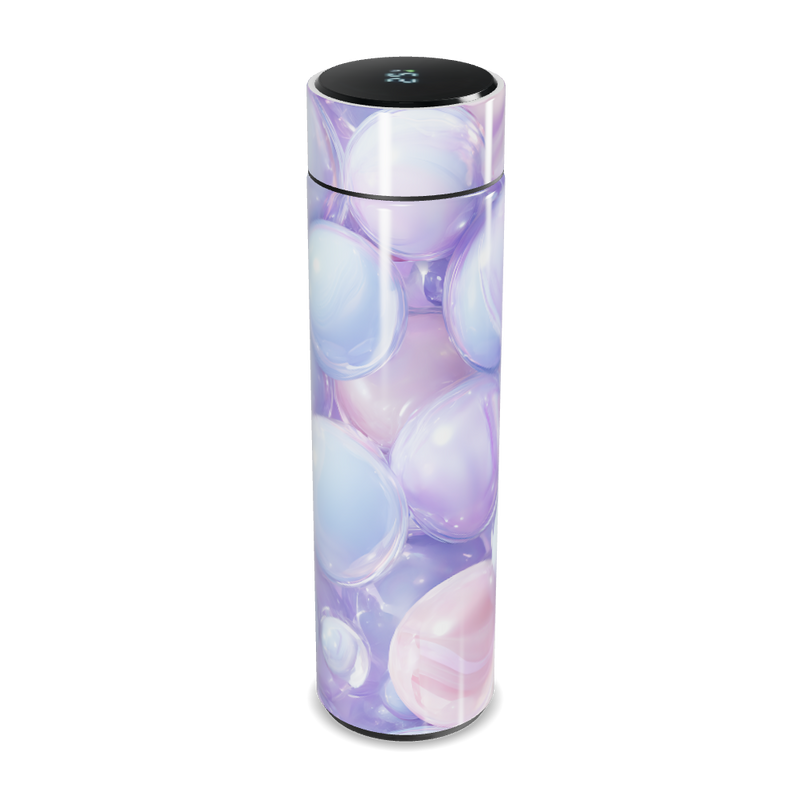 Garrafa Térmica Touch - Estampa Bolhas Coloridas