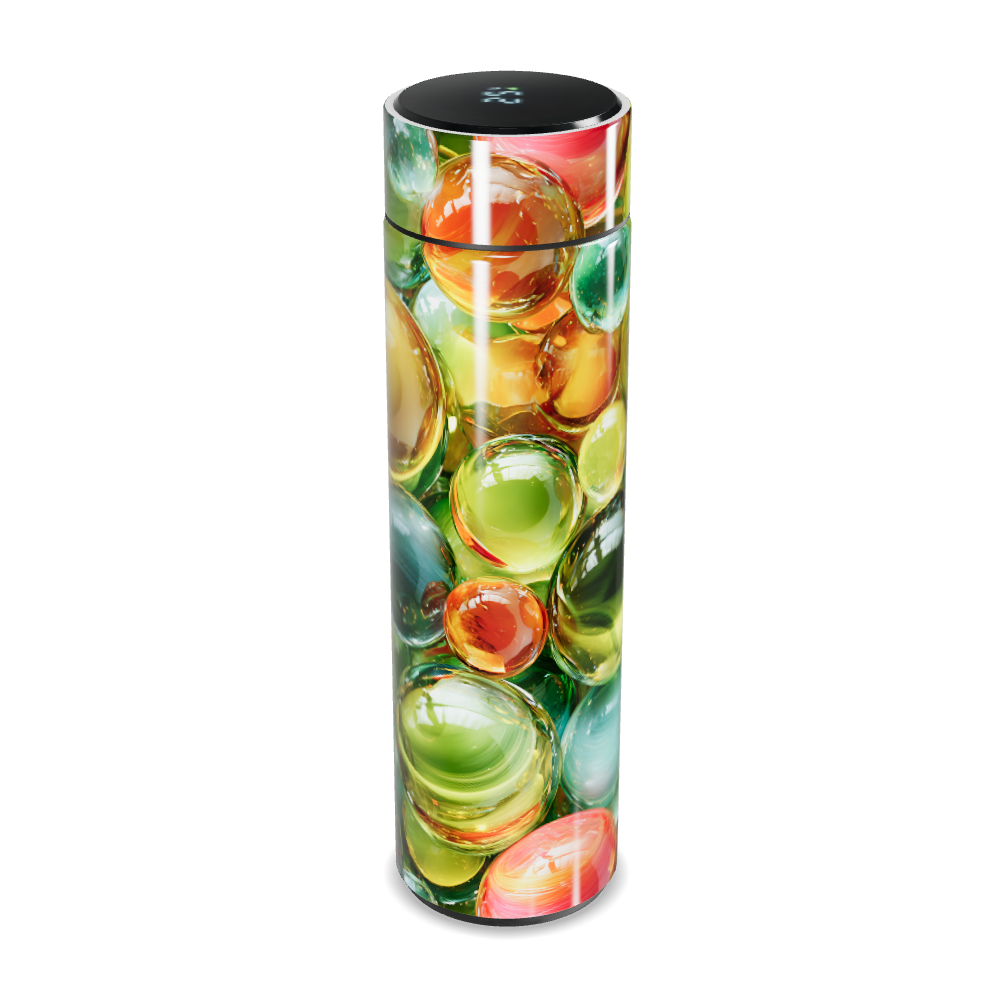 Garrafa Térmica Touch - Estampa Colorida Vidro