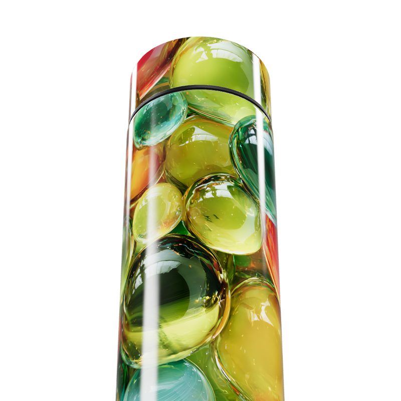 Garrafa Térmica Touch - Estampa Colorida Vidro