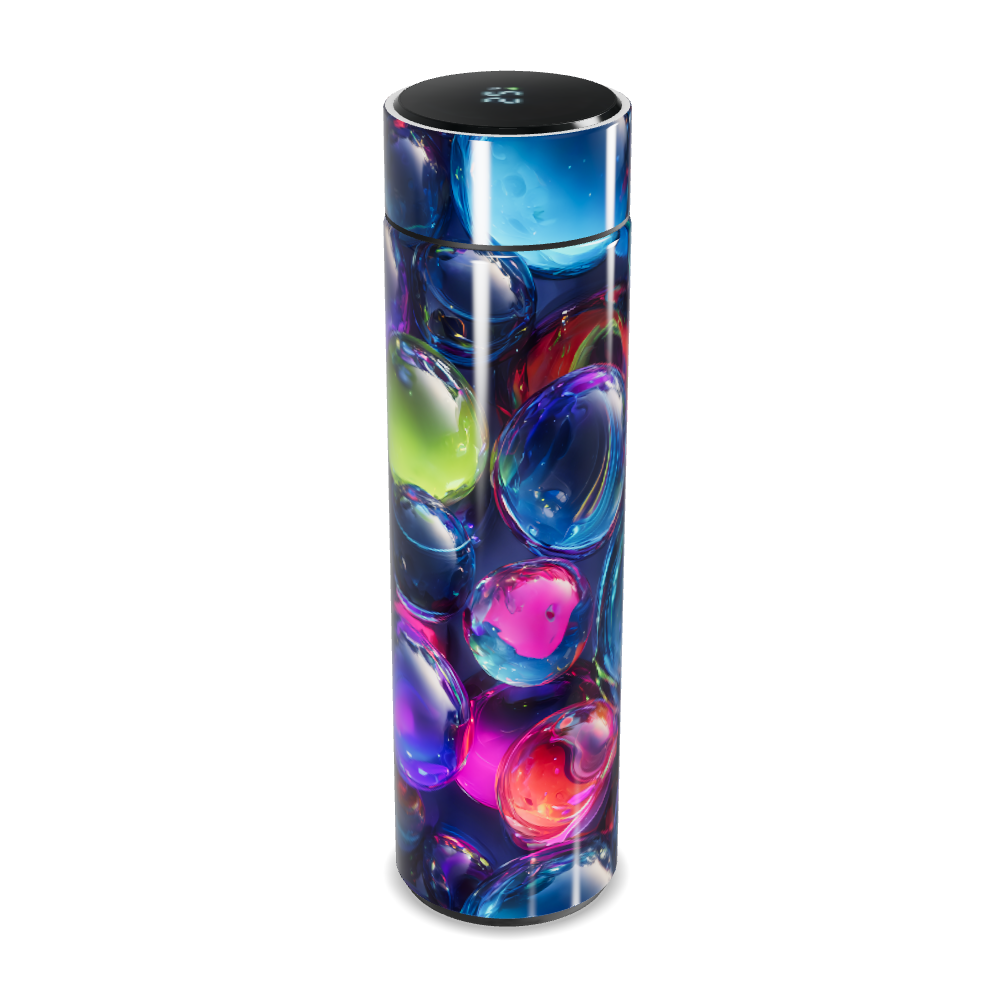 Garrafa Térmica Touch - Multicolorida Bolhas