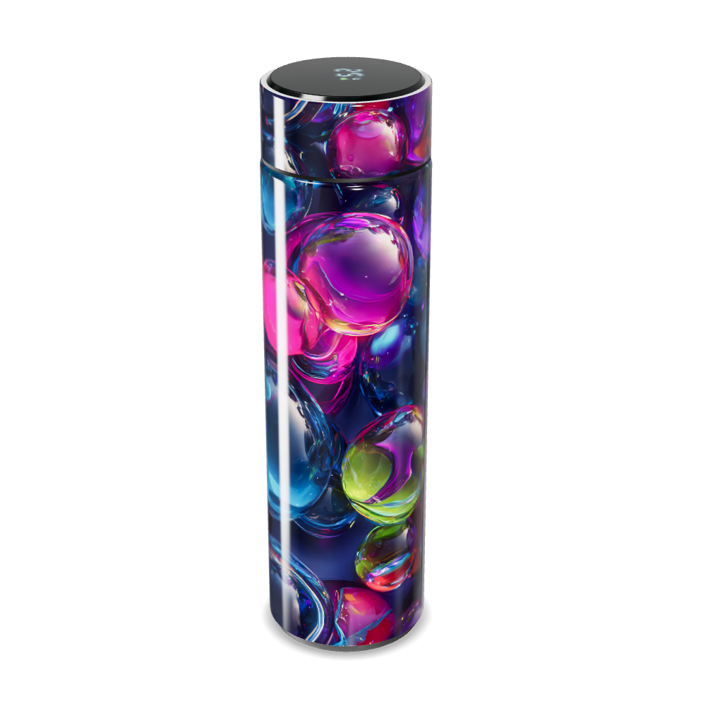 Garrafa Térmica Touch - Multicolorida Bolhas