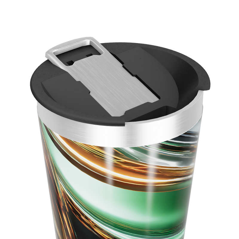 Copo Térmico - Estampa Abstrata Colorida