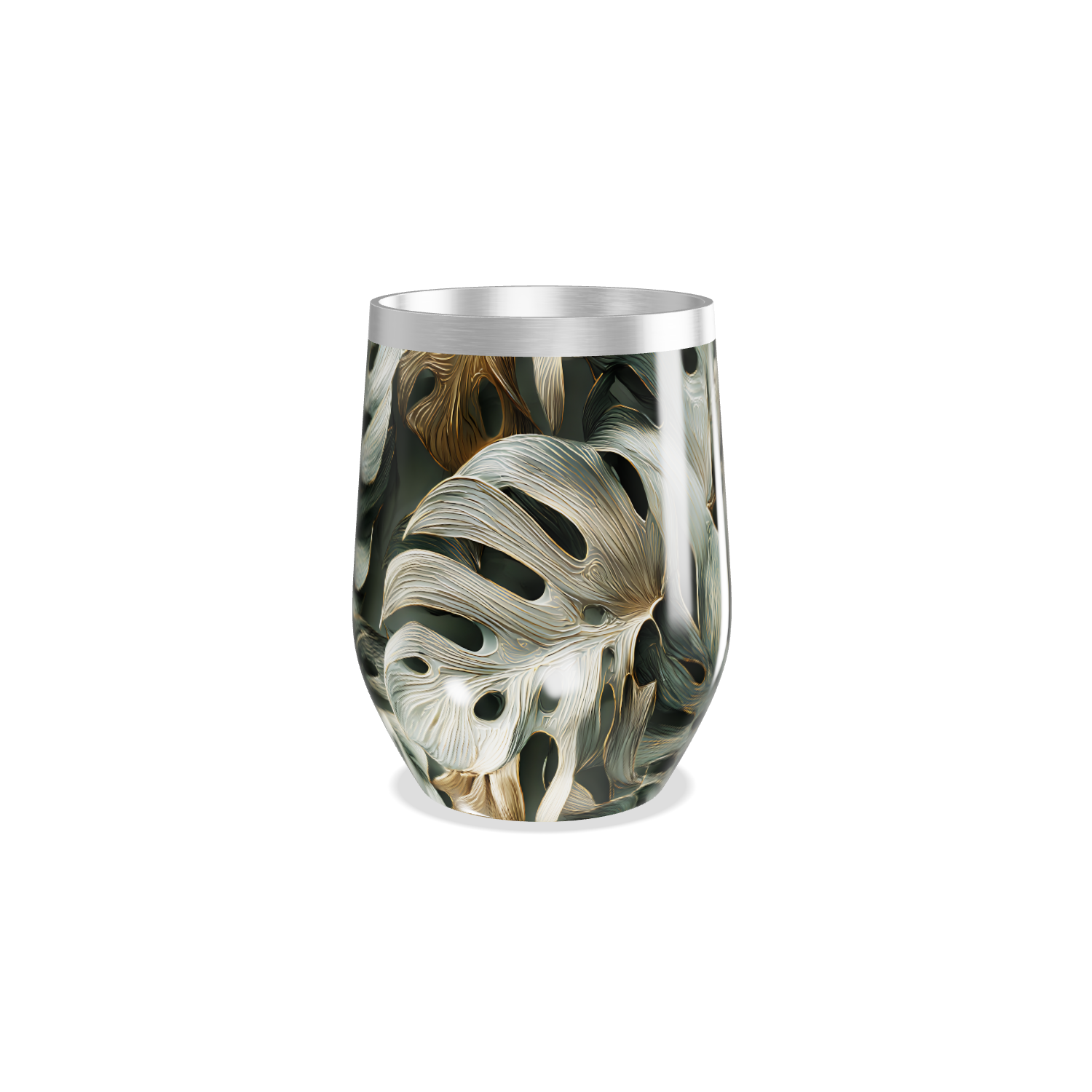 Copo Térmico Slim - Folhagem Tropical