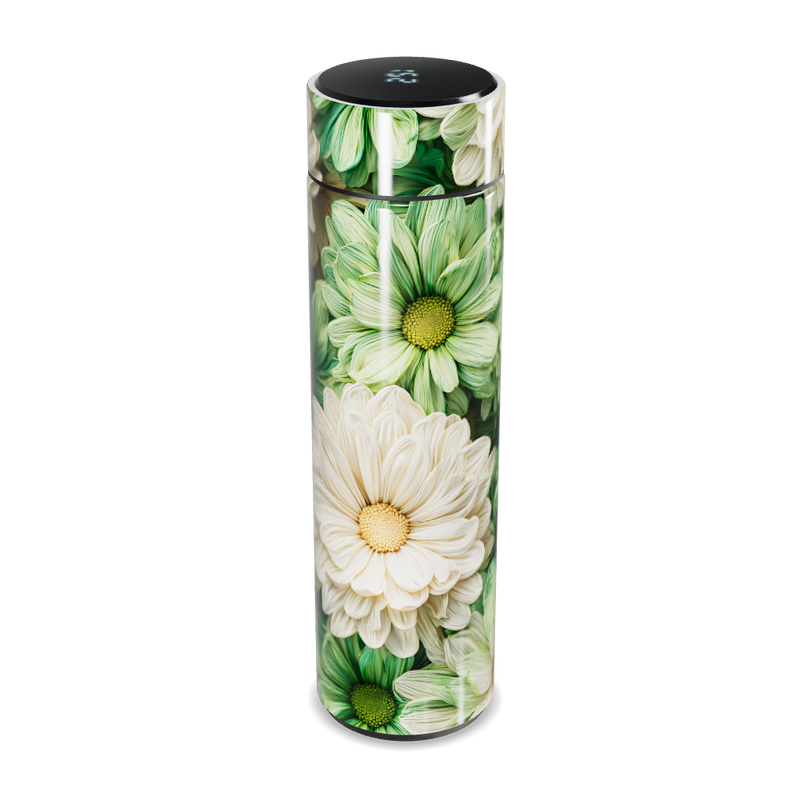 Garrafa Térmica Touch - Floral Verde