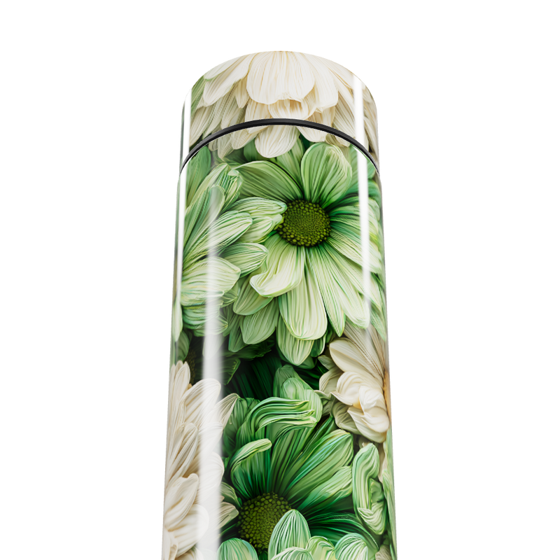 Garrafa Térmica Touch - Floral Verde