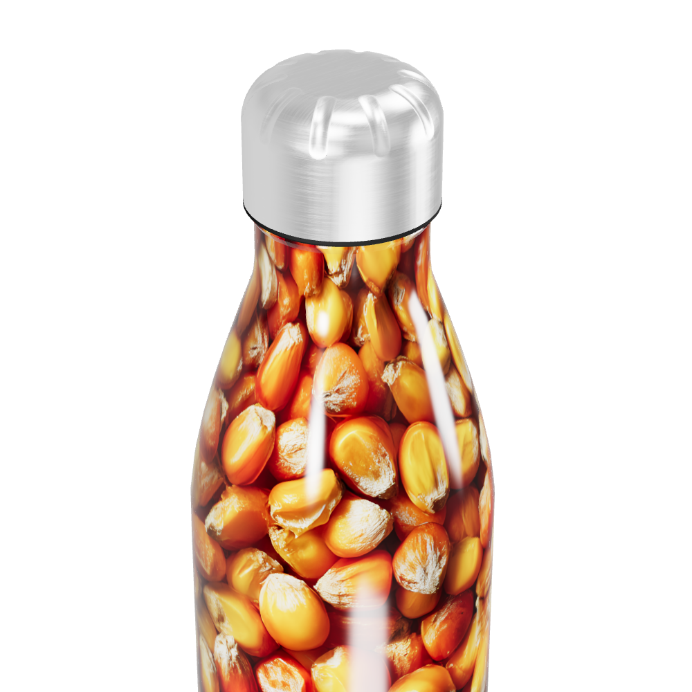 Garrafa Inox - Estampa Milho