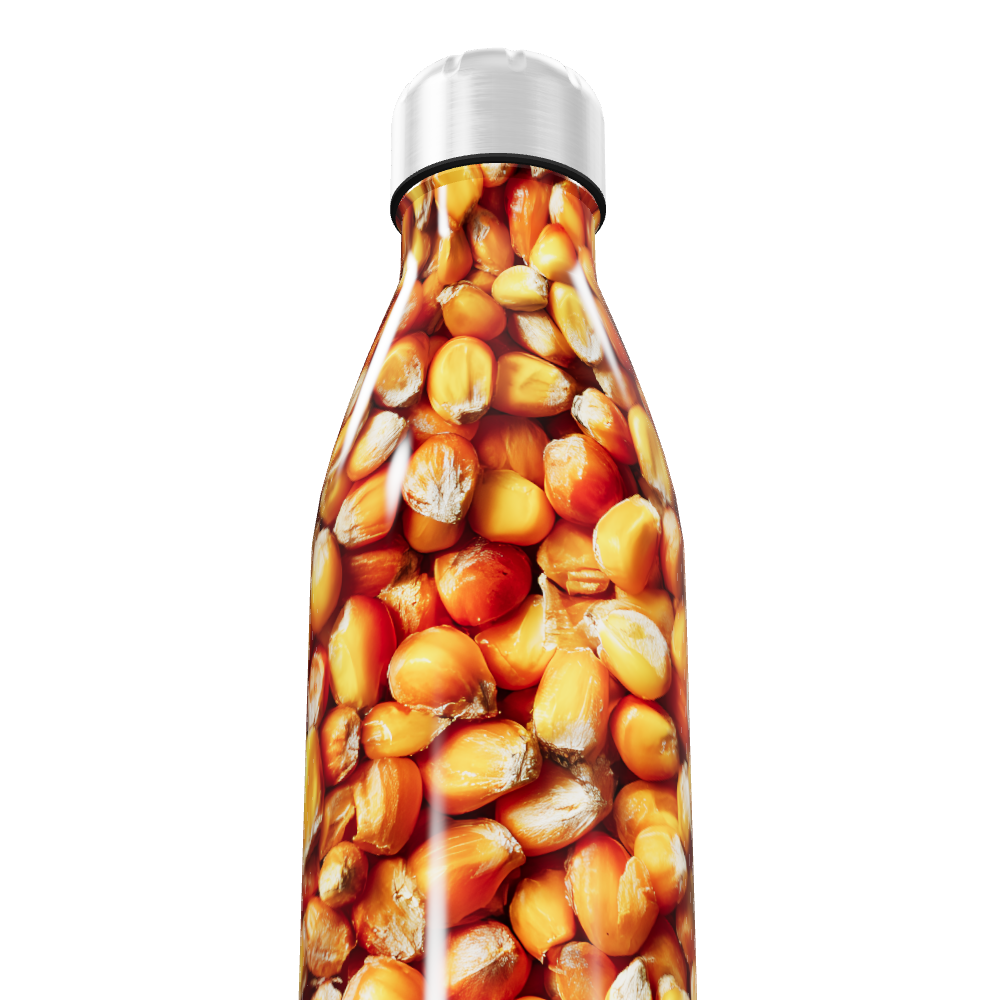 Garrafa Inox - Estampa Milho