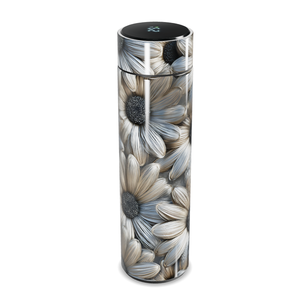 Garrafa Térmica Touch - Floral com Display Digital