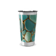 Copo Térmico - Design Pedras Turquesa