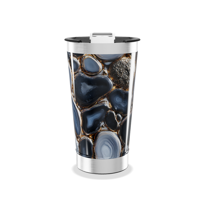 Copo Térmico - Estampa Geode Azul