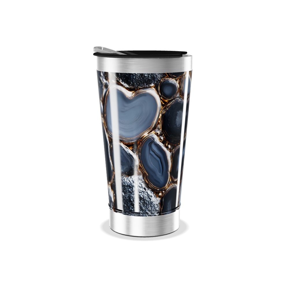 Copo Térmico - Estampa Geode Azul