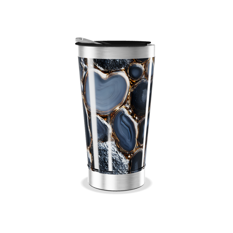 Copo Térmico - Estampa Geode Azul