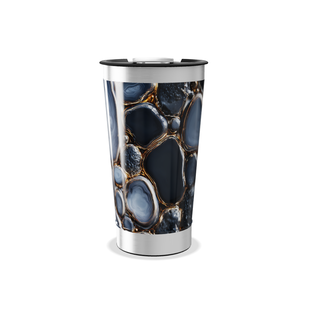 Copo Térmico - Estampa Geode Azul