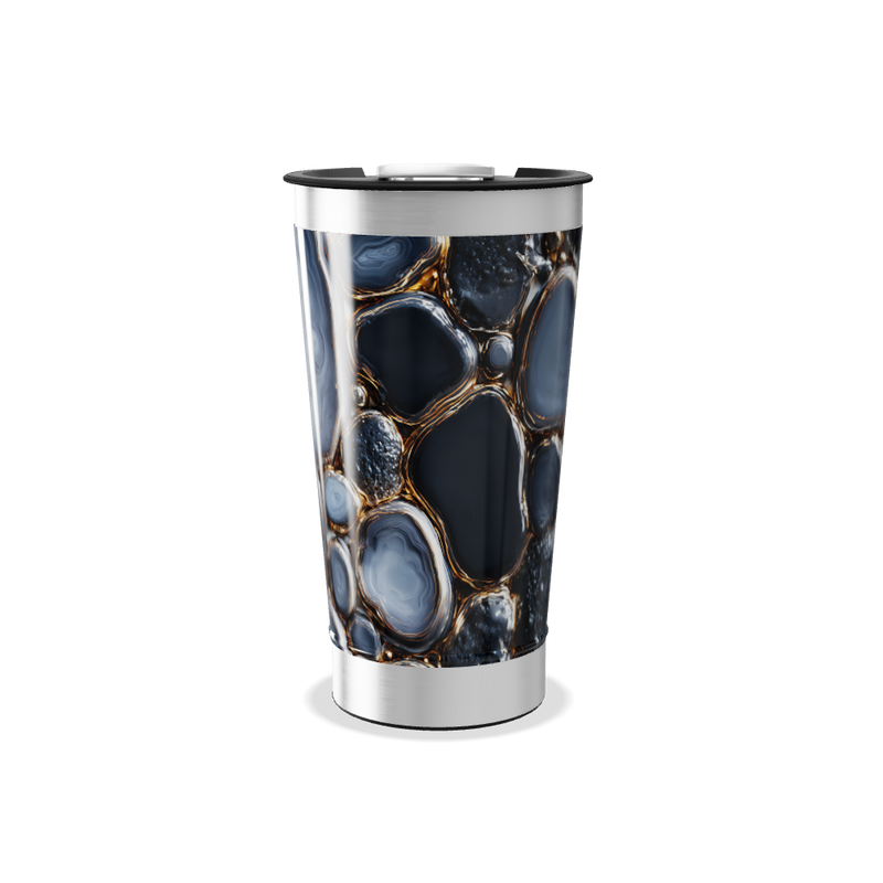 Copo Térmico - Estampa Geode Azul