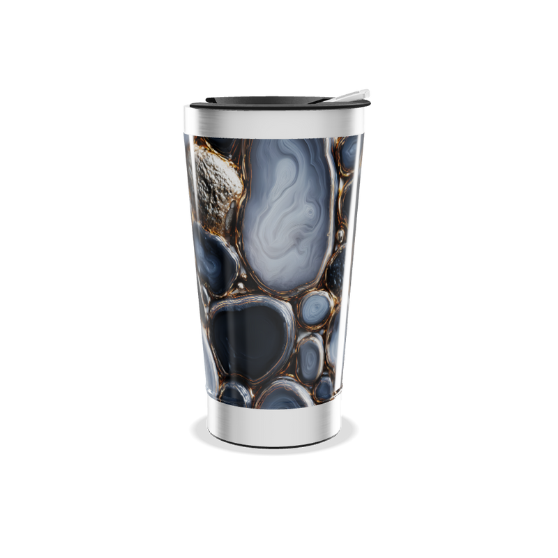 Copo Térmico - Estampa Geode Azul