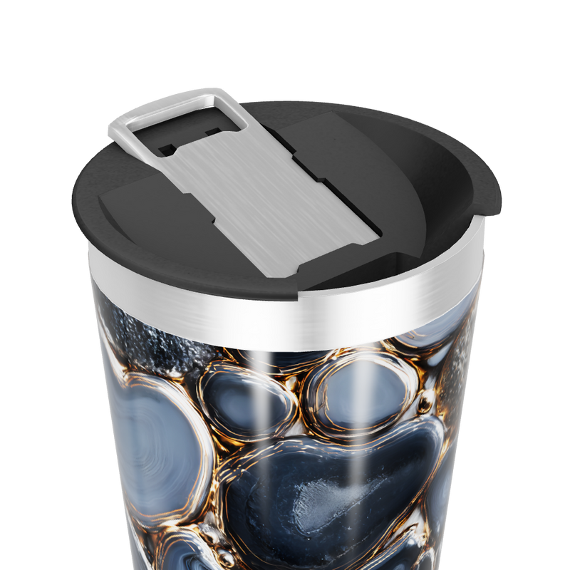 Copo Térmico - Estampa Geode Azul