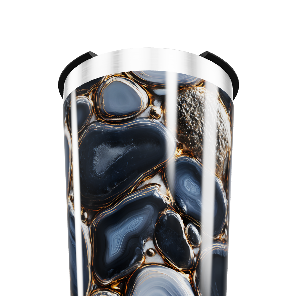 Copo Térmico - Estampa Geode Azul