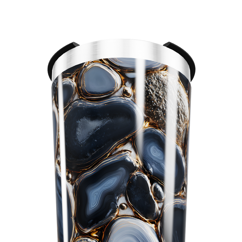 Copo Térmico - Estampa Geode Azul