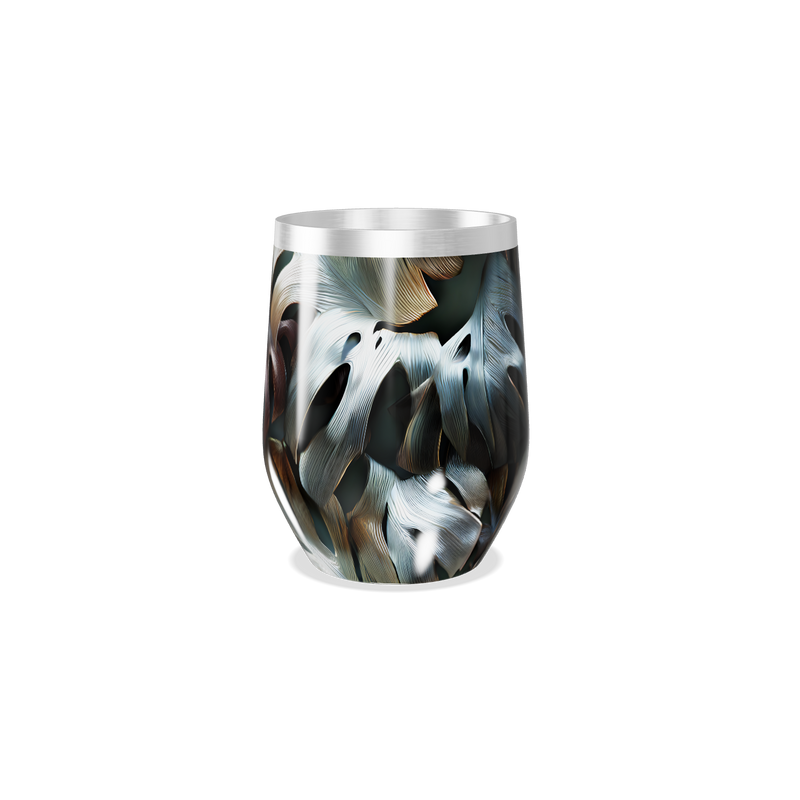 Copo Térmico Slim - Estampa Folhagem Colorida