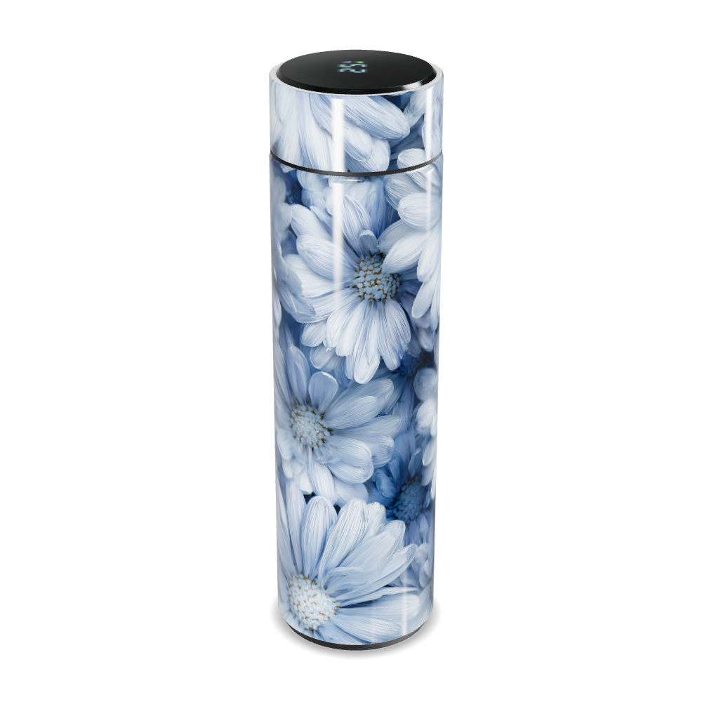 Garrafa Térmica Touch - Floral Azul