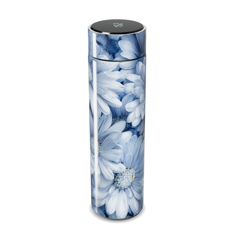Garrafa Térmica Touch - Floral Azul