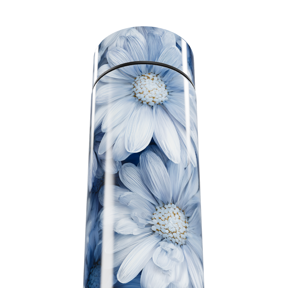 Garrafa Térmica Touch - Floral Azul